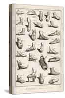 Selection of Ancient and Not So Ancient Footwear Including Various Styles of Sandal-Bernard-Stretched Canvas