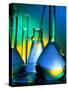 Selection of Glassware Used In Chemical Research-Tek Image-Stretched Canvas