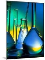 Selection of Glassware Used In Chemical Research-Tek Image-Mounted Photographic Print