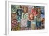 Selection of old British Stamps-Tom Quartermaine-Framed Giclee Print