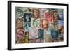 Selection of old British Stamps-Tom Quartermaine-Framed Giclee Print