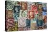 Selection of old British Stamps-Tom Quartermaine-Stretched Canvas