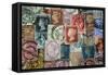 Selection of old British Stamps-Tom Quartermaine-Framed Stretched Canvas