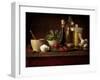 Selection of Spicey Ingredients and Herbs Used in Cooking-Steve Lupton-Framed Premium Photographic Print