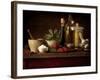 Selection of Spicey Ingredients and Herbs Used in Cooking-Steve Lupton-Framed Photographic Print