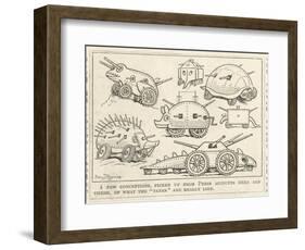 Selection of Tanks Shaped Like Animals-Percy T. Reynolds-Framed Art Print