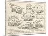Selection of Tanks Shaped Like Animals-Percy T. Reynolds-Mounted Art Print