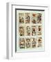 Selection of Tarot Cards, French, 19th Century-null-Framed Giclee Print