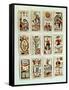 Selection of Tarot Cards, French, 19th Century-null-Framed Stretched Canvas