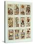 Selection of Tarot Cards, French, 19th Century-null-Stretched Canvas