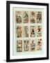 Selection of Tarot Cards, French, 19th Century-null-Framed Giclee Print