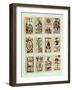 Selection of Tarot Cards, French, 19th Century-null-Framed Giclee Print