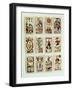 Selection of Tarot Cards, French, 19th Century-null-Framed Giclee Print