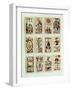 Selection of Tarot Cards, French, 19th Century-null-Framed Giclee Print