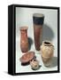 Selection of Vases, Naqada I/Ii Period, 4000-3100 BC-Predynastic Period Egyptian-Framed Stretched Canvas