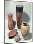 Selection of Vases, Naqada I/Ii Period, 4000-3100 BC-Predynastic Period Egyptian-Mounted Giclee Print