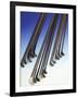 Selection of walking sticks shaped like golf clubs, 1900-1925-Unknown-Framed Giclee Print