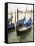 Selective Focus of Gondola in the Canals of Venice, Italy-Terry Eggers-Framed Stretched Canvas