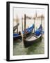 Selective Focus of Gondola in the Canals of Venice, Italy-Terry Eggers-Framed Photographic Print