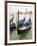 Selective Focus of Gondola in the Canals of Venice, Italy-Terry Eggers-Framed Photographic Print