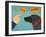 Selective Hearing Black-Stephen Huneck-Framed Giclee Print