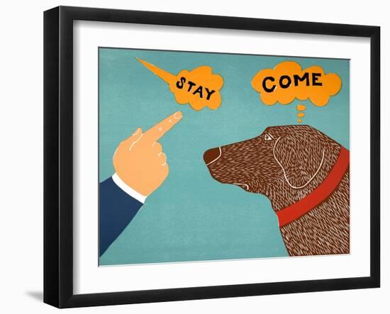 Selective Hearing Choc-Stephen Huneck-Framed Giclee Print