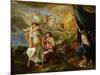 Selene and Endymion, c.1630-Nicolas Poussin-Mounted Giclee Print