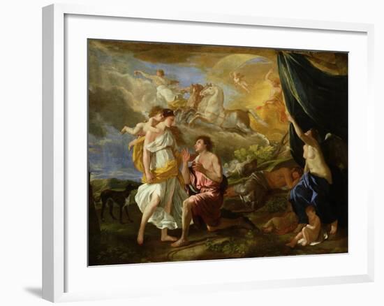 Selene and Endymion, c.1630-Nicolas Poussin-Framed Giclee Print