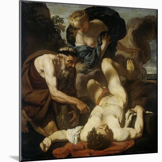 Selene and Endymion (The Death of Orio), 1660S-1670S-Johann Karl Loth-Mounted Giclee Print