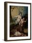 Selene and Endymion-Gerard De Lairesse-Framed Art Print