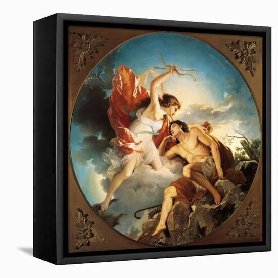Selene and Endymion-Giuseppe Carnelli-Framed Stretched Canvas