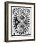 Selenic Shadowdial, Lunar Chart, 1646-Science Source-Framed Premium Giclee Print