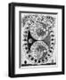 Selenic Shadowdial, Lunar Chart, 1646-Science Source-Framed Premium Giclee Print