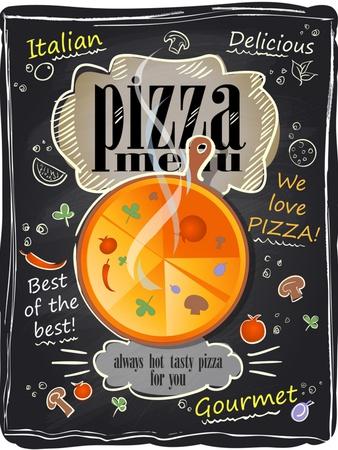 Pizza italicized pisa wall art poster large a0 large print 