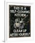 Self Cleaning Kitchen-Pela Design-Framed Art Print