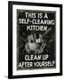 Self Cleaning Kitchen-Pela Design-Framed Art Print