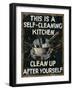 Self Cleaning Kitchen-Pela Design-Framed Art Print