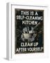 Self Cleaning Kitchen-Pela Design-Framed Art Print