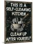 Self Cleaning Kitchen-Pela Design-Mounted Art Print