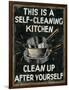 Self Cleaning Kitchen-Pela Design-Framed Art Print