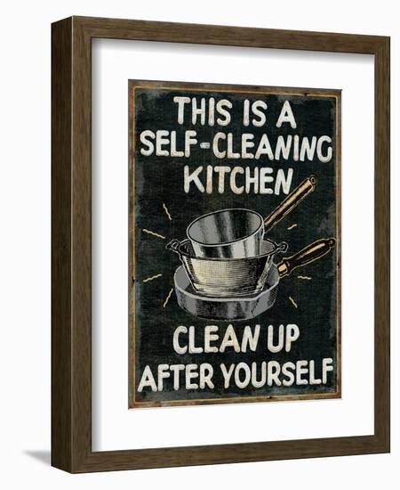 Self Cleaning Kitchen-Pela Design-Framed Art Print