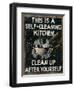 Self Cleaning Kitchen-Pela Design-Framed Art Print