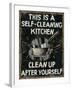 Self Cleaning Kitchen-Pela Design-Framed Art Print