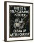 Self Cleaning Kitchen-Pela Design-Framed Art Print