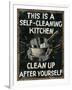 Self Cleaning Kitchen-Pela Design-Framed Art Print