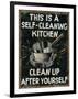 Self Cleaning Kitchen-Pela Design-Framed Art Print