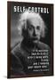 Self-Control, Einstein-null-Framed Art Print