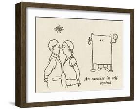 Self-Control-William Heath Robinson-Framed Art Print