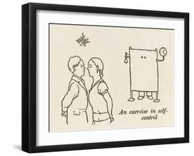 Self-Control-William Heath Robinson-Framed Art Print