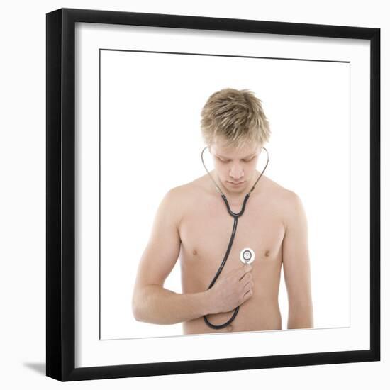 Self Diagnosis-Science Photo Library-Framed Premium Photographic Print